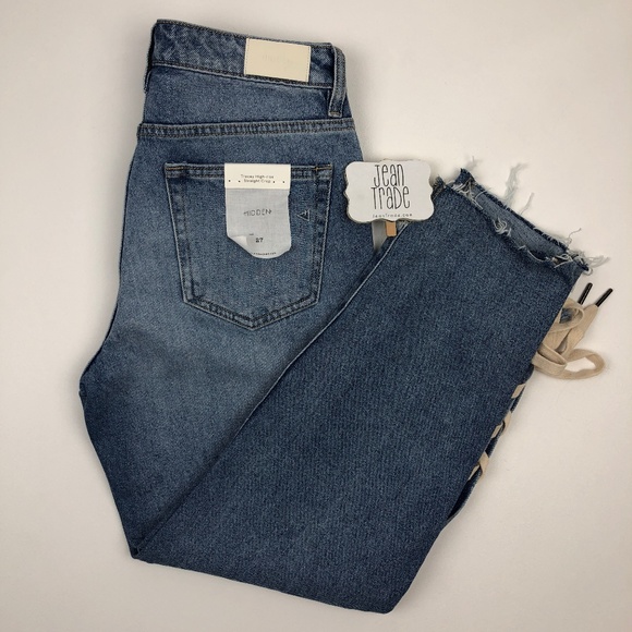 Hidden Jeans | Jeans | Nwt Hidden Jeans Tracey High Rise Straight ...